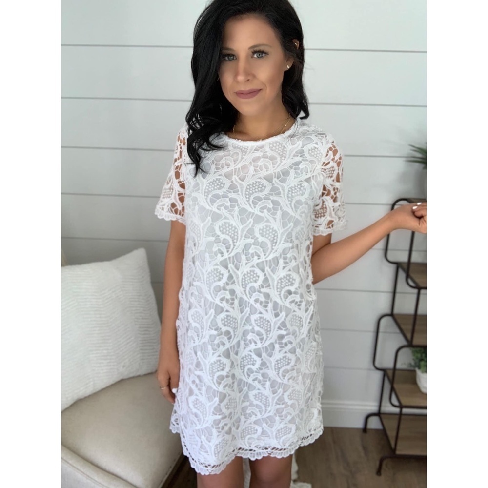 White Lace Dress